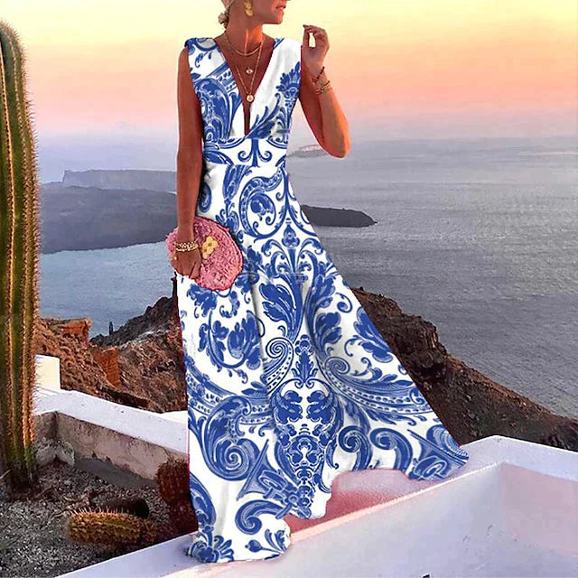 Vakantiejurk Dames Zomerjurk Mooi en Luchtig