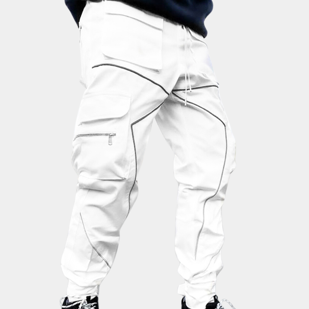 Heren Cargo Broek Comfort Fit Zwart Ryder