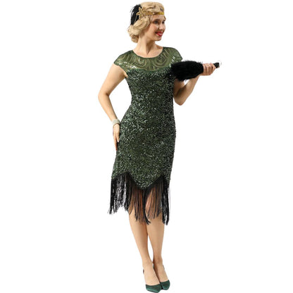 Art Deco Jurk Jaren 20 Stijl Glitter