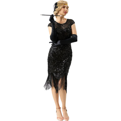 Art Deco Jurk Jaren 20 Stijl Glitter