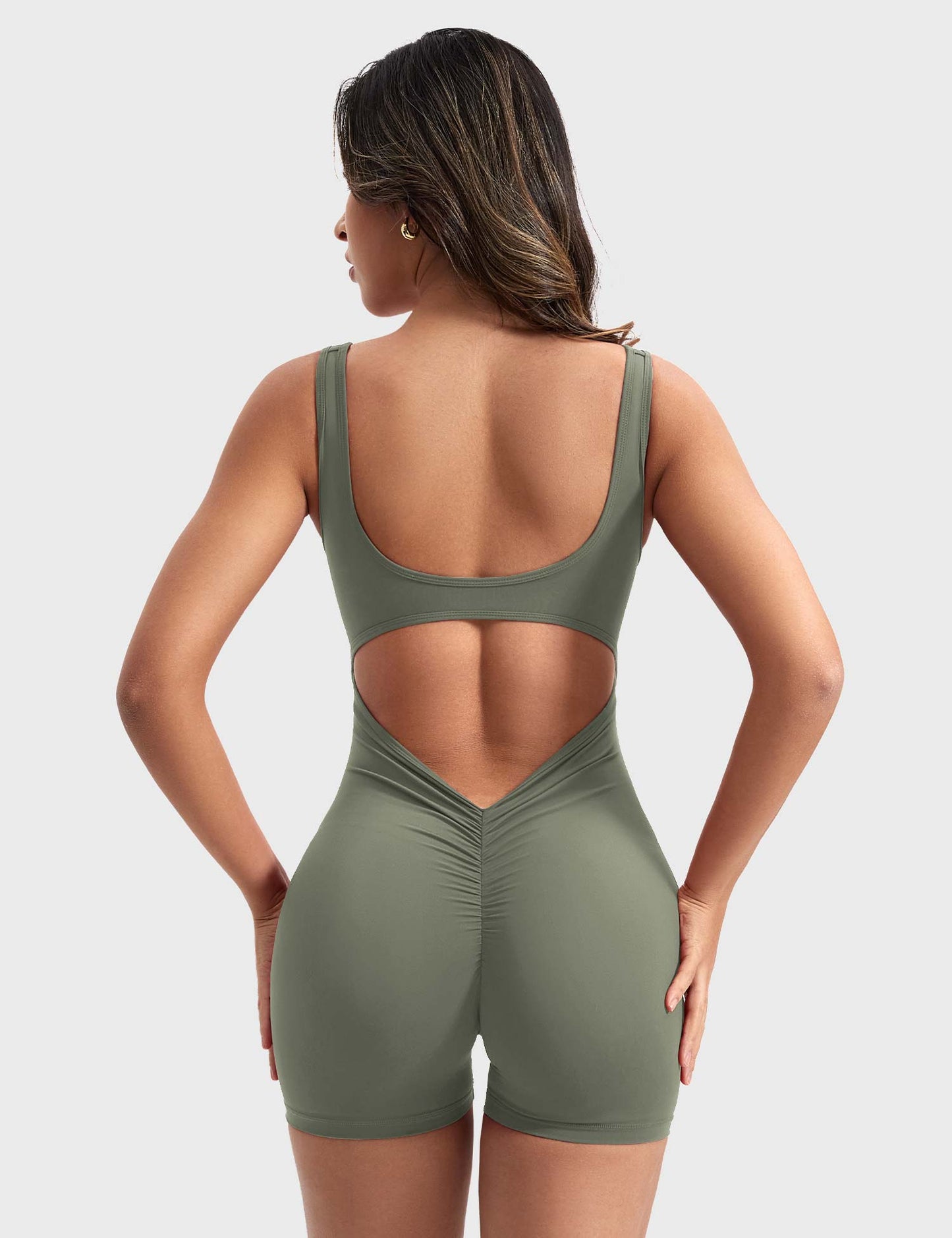 Caterina | Romper elegante con schienale a V