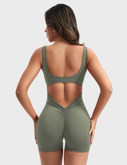 Caterina | Romper elegante con schienale a V