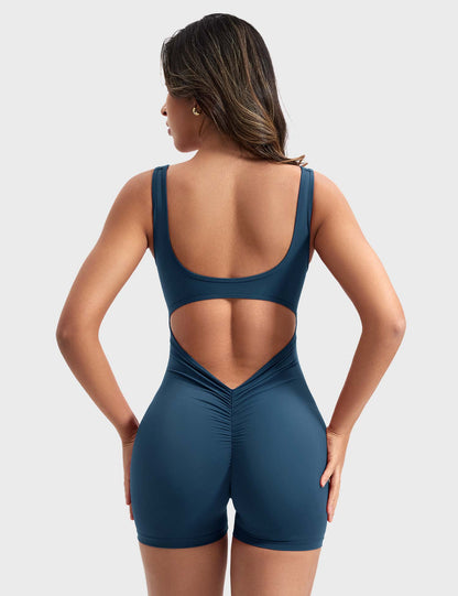 Caterina | Romper elegante con schienale a V