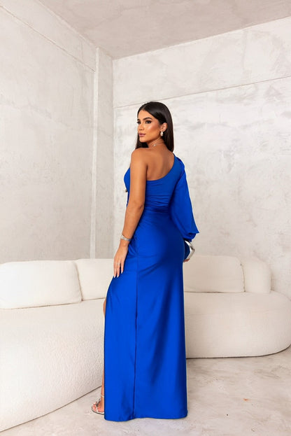 Elegante One-Shoulder Jurk voor Bruiloftsgasten
