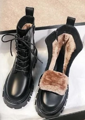 Warme Waterdichte Sneeuwlaarzen voor Vrouw - Mode Vibes