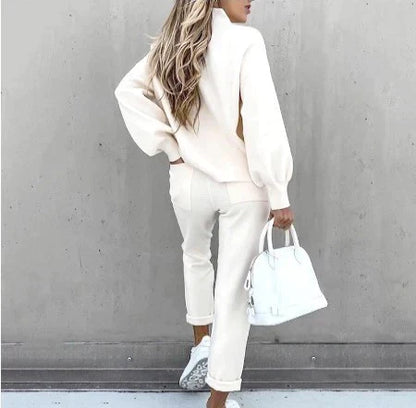 Dames Lounge Set Trui en Joggingbroek Zacht en Comfortabel