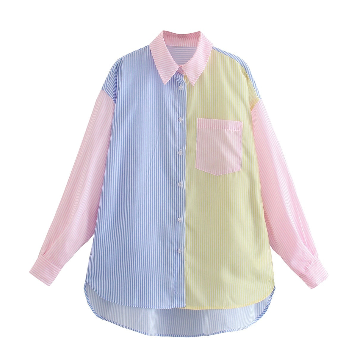 Kleurrijke Damesblouse Uniek Ontwerp Zomer