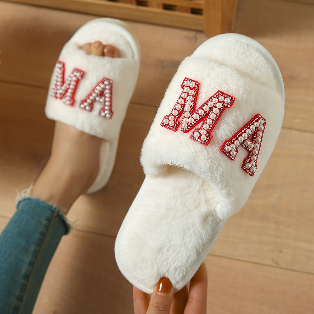 Zoë | Comfortabele Slippers met Open Teen en Antislip Zool - Mode Vibes