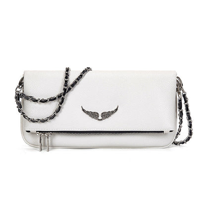 Dames Clutch met Ketting en Praktische Binnenkant