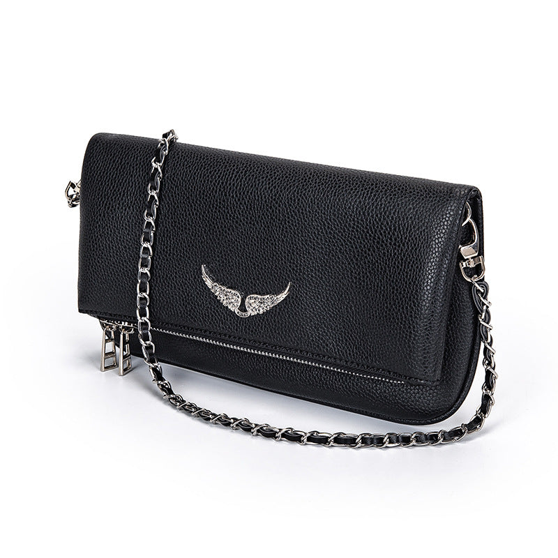 Dames Clutch met Ketting en Praktische Binnenkant