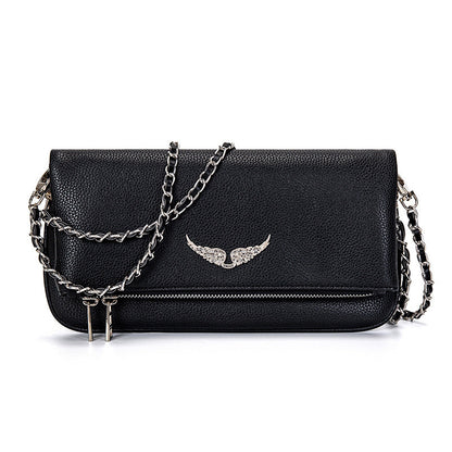 Dames Clutch met Ketting en Praktische Binnenkant - Mode Vibes