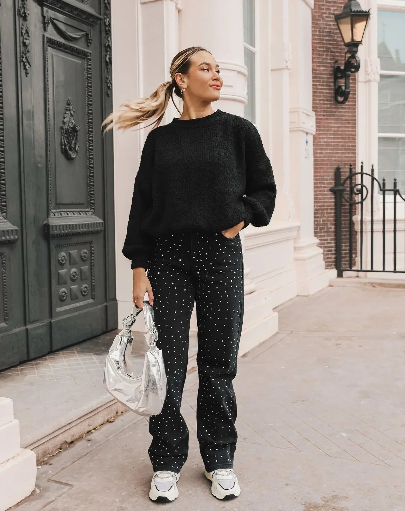 Glitter Dames Jeans Glimmer Stijl