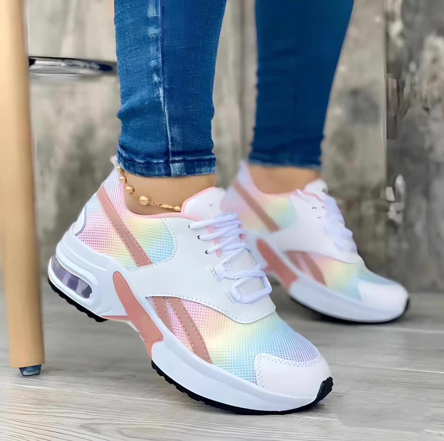 Comfortabele Ergonomische Dames Sneakers – Licht & Ademend